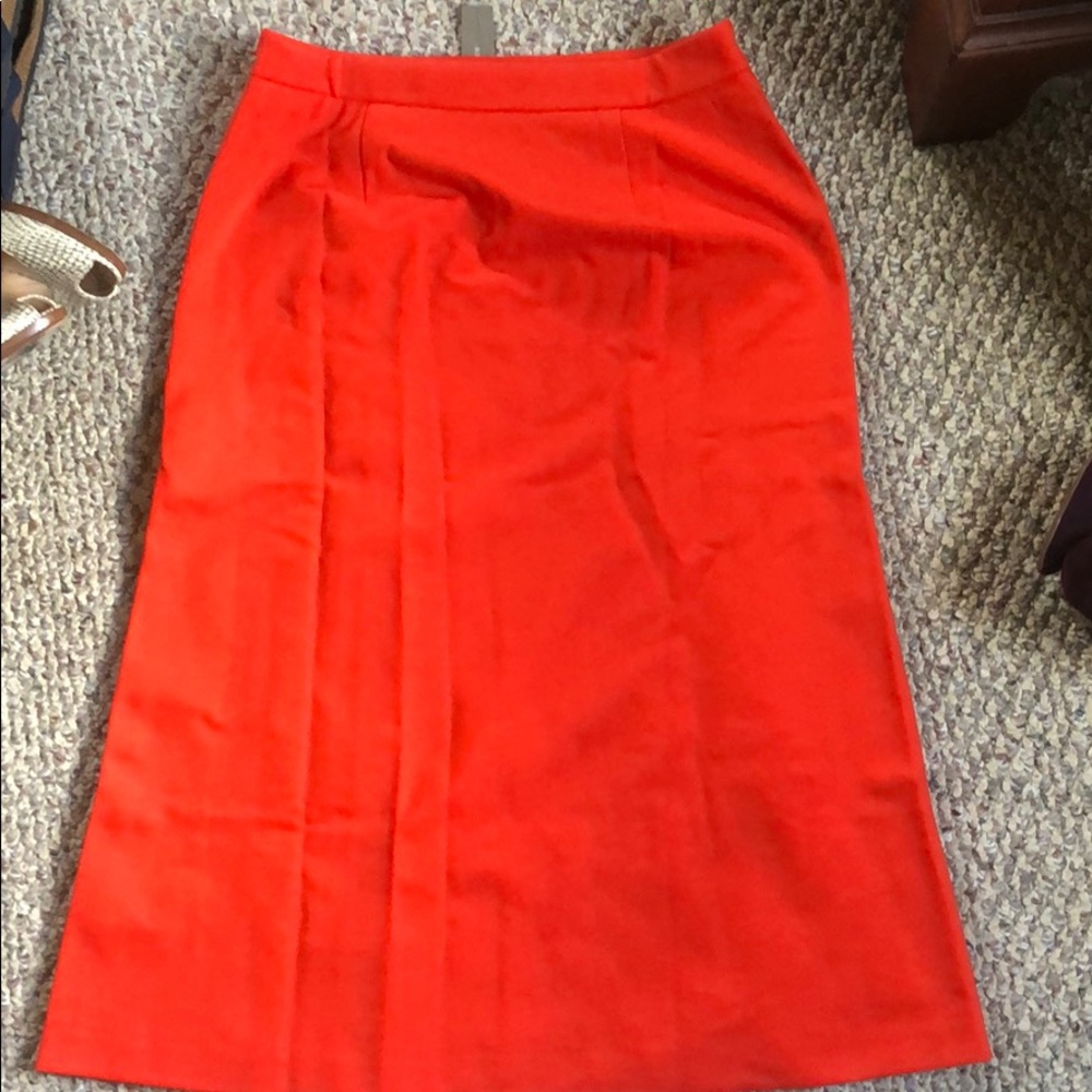Jcrew tall midi a line skirt in structured ponte